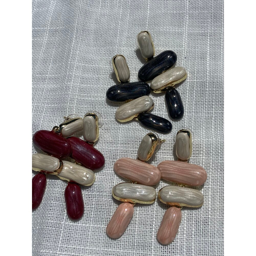 Sallantılı Renkli Küpe