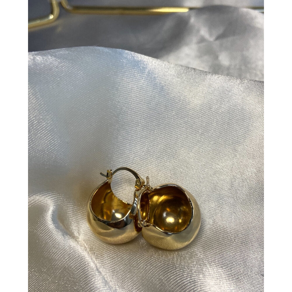 Kalın Yuvarlak Küpe