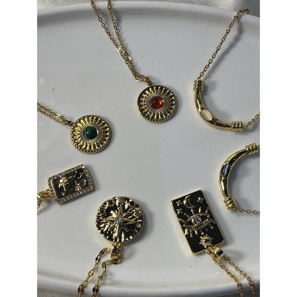 Yuvarlak Çelik Kolye